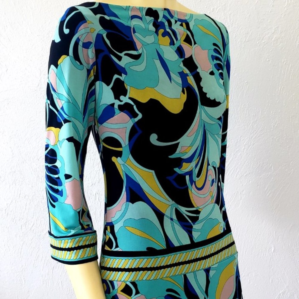 CLEARANCE Trina Turk dress 2 mid century mod Emilio style